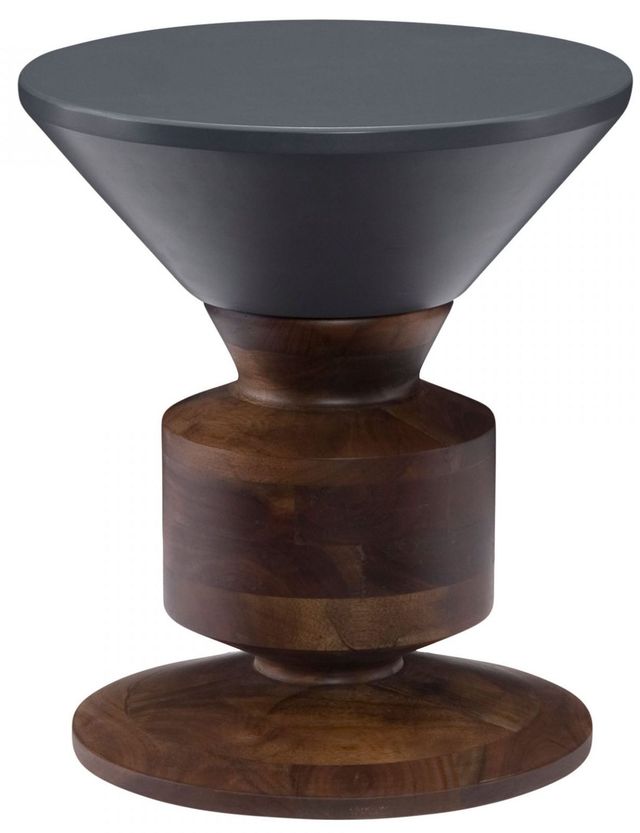 Moe's Home Collection Hippo Brown/Grey Stool-0