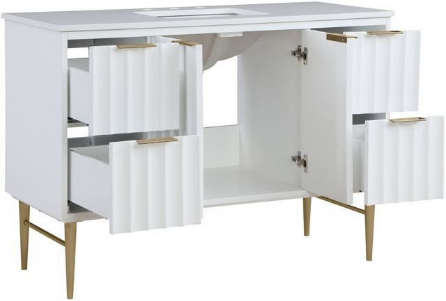 Meridian Furniture Modernist White 48" Bathroom Vanity-1