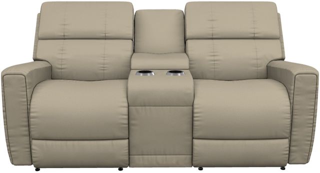 La-Z-Boy® Apollo Sand Power Reclining Loveseat with Console and Headrest-1