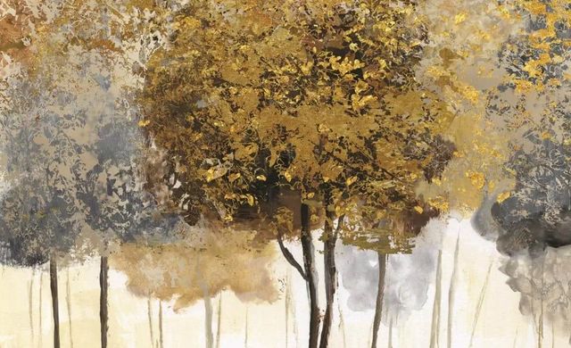 Classy Art Metallic Forest I by Nan Wall Art-1