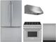 Thermador® 4 Piece Stainless Steel Gas Kitchen Package-0