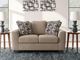 Benchcraft® Triston-Peaks Suede Loveseat-1