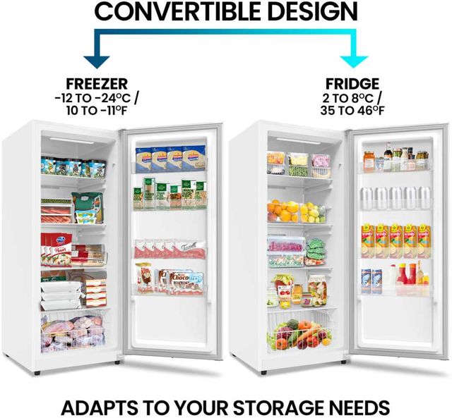 Kenmore® 30" 17 Cu. Ft. White Garage Ready Convertible Upright Freezer with Quick Freeze-3