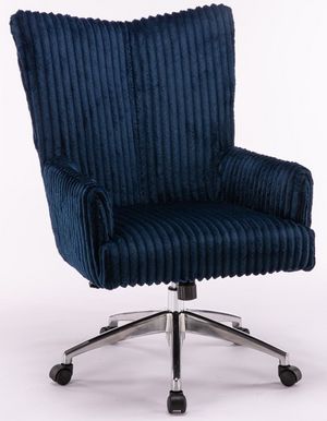 Blanket Channeled Swivel/Tilt Desk Chair