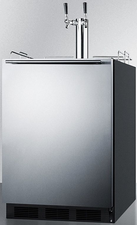 Summit® 5.5 Cu. Ft. Stainless Steel Beer Cooler/Kegerator-1