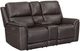Parker House® Easton Steamboat Brown Power Zero Gravity Reclining Console Loveseat-0