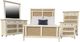Vintage Furniture Trisha Queen Panel Bed-1