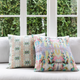 Laura Park Designs Lemonade Stand Multi-Colored 22" x 22" Throw Pillow-1