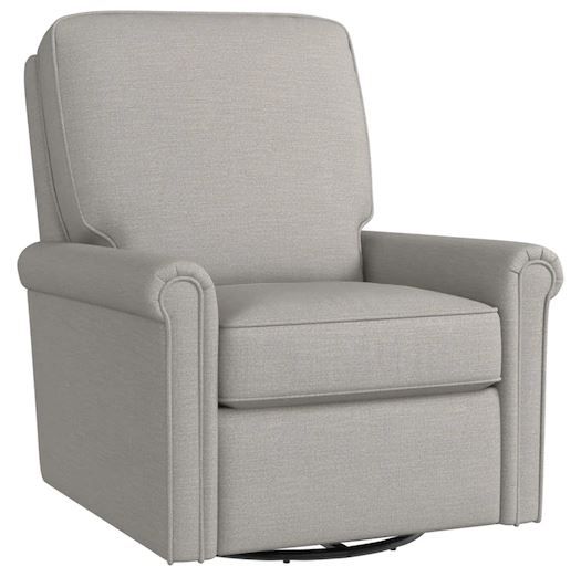 Bassett® Furniture Thompson Gray Swivel Glider-0