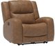 Furniture of America® Leolinus Brown Manual Recliner-0