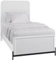 Bernards Stiltz White Twin Youth Panel Bed-0