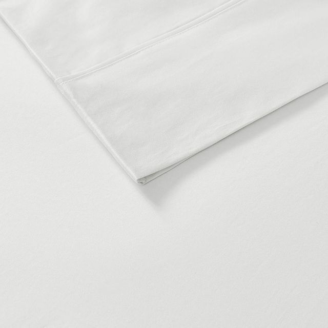 Olliix by Madison Park 6 Piece White King 800 Thread Count Cotton Rich Sateen Sheet Set-1