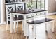 Jofran Inc. Asbury Park 6-Piece AP White/Autumn Brown Dining Set-1