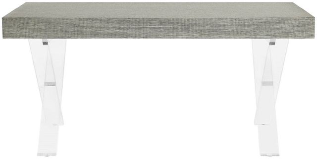 Universal Explore Home™ Oasis Beige Seascape Writing Desk with Acrylic Legs-3