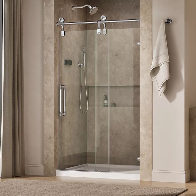 KOHLER Artifacts™ Polished Chrome 81" x 46" - 47" Sliding Shower Door-1