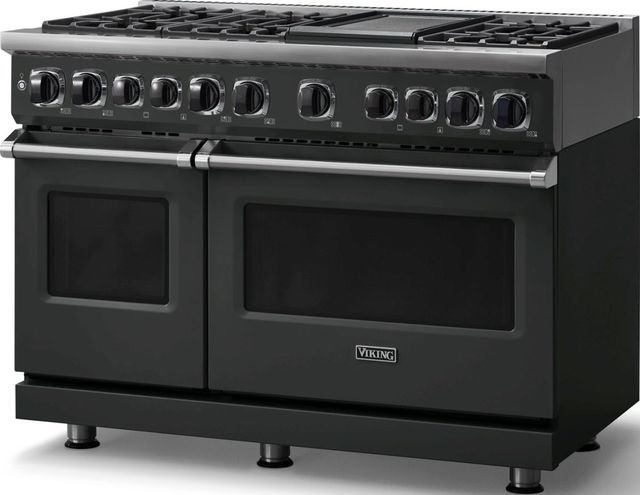 Viking® 7 Series 48" Antique Bronze Pro Style Dual Fuel Range-3