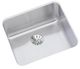 Elkay Lustertone® Classic Lustrous Satin 15" x 15" Single Bowl Undermount Sink with Perfect Drain®-0