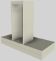 Vent-A-Hood® K Series 42" Biscuit Contemporary Wall Mounted Range Hood-5