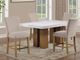 Steve Silver Co. Artemis 5-Piece Beige/Tan/White Counter Height Dining Set-2