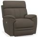 La-Z-Boy® Talladega Grey Leather Power Rocking Recliner-0