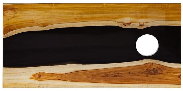Uttermost® Clearwood Black/Brown Natural Teak Indoor-Outdoor Cornhole Game-4
