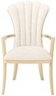 Michael Amini® Fantosini Gold Leaf Dining Arm Chair-1
