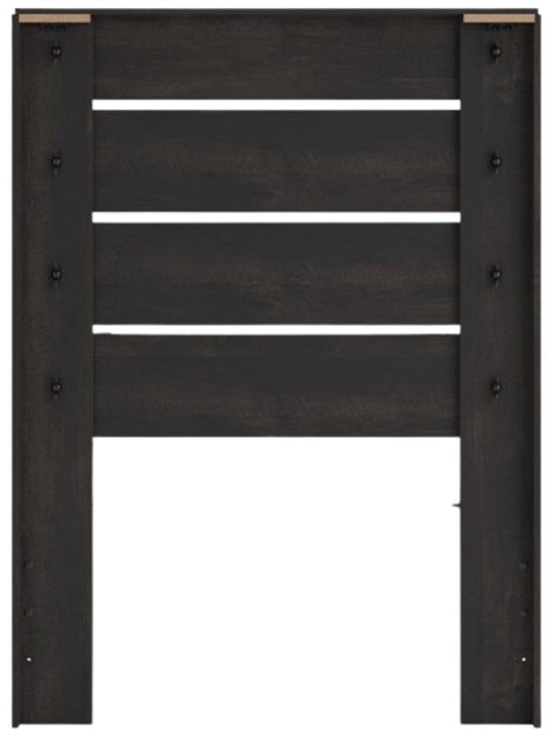 Signature Design by Ashley® Hollivern Dark Gray Twin Panel Bed-3