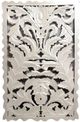A & B Home White Carved Out Wood Panel-0