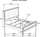 Coaster® Atlas 5-Piece Dark Oak California King Panel Bedroom Set-2