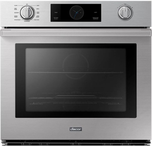 Dacor® Transitional 30" Silver Stainless Steel Built In Single Electric Wall Oven-0