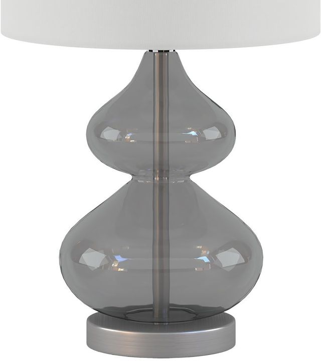 Olliix by 510 Design Gray Set of 2 Ellipse Table Lamps-3