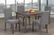 Titus Furniture Grey 5 Piece Dining Set-0