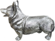 Moe's Home Collection Silver Maggie The Corgy Figurine-0