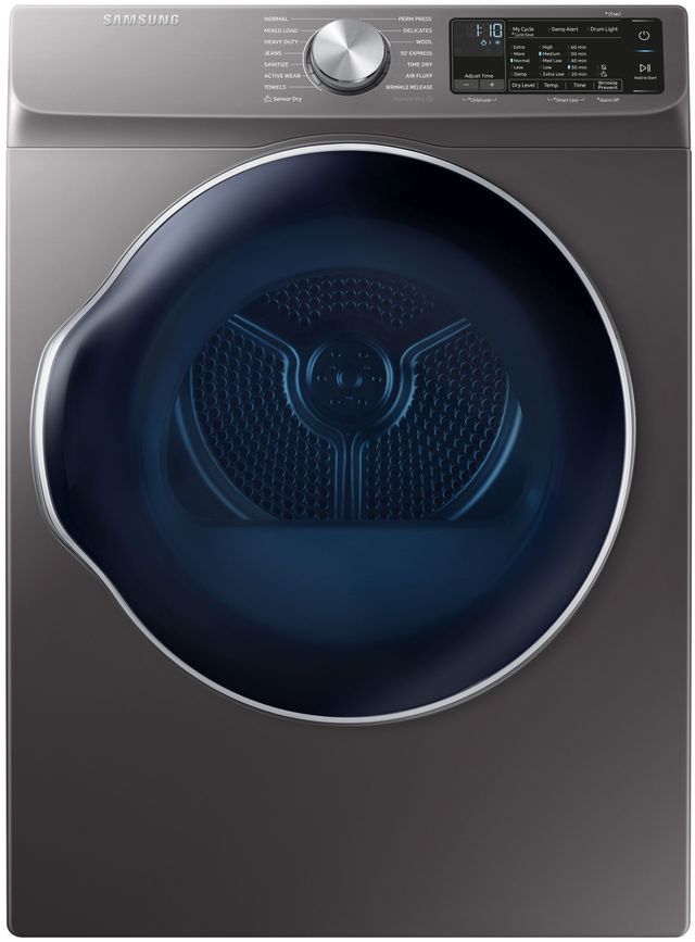 Samsung 4.0 Cu. Ft. Inox Grey Front Load Electric Dryer-0