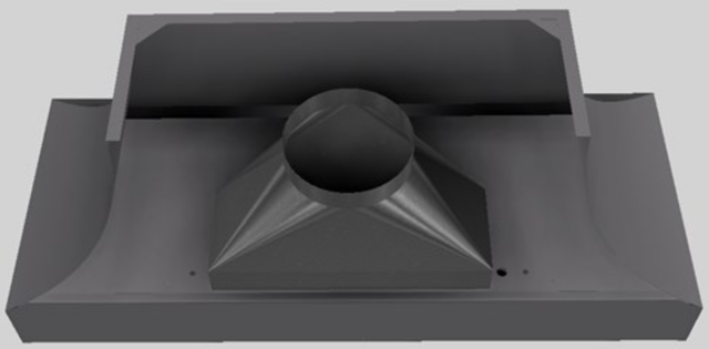 Vent-A-Hood® Designer Series 60" Gunsmoke Wall Mounted Range Hood-3