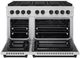 ZLINE Autograph Edition Paramount Series 48" Stainless Steel Pro Style Gas Range with Matte Black Accents -1