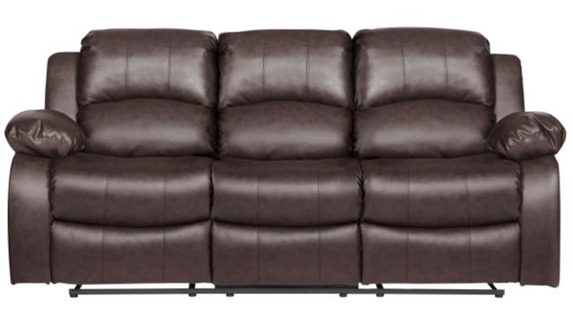 Homelegance® Cranley Brown Double Manual Reclining Sofa-3