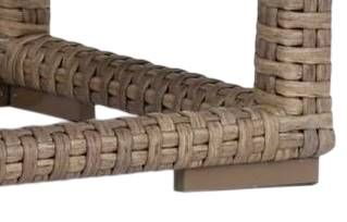 Sunset West Havana Weathered Tobacco Leaf Natural Materials/Resin Outdoor End Table-2