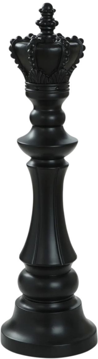 Harp & Finial® Matte Black King Chess Piece-0
