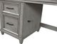 aspenhome® Caraway Aged Slate Single Pedestal Desk-2