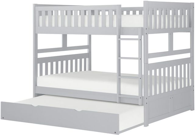 Homelegance® Orion Gray Youth Full/Full Bunk Bed with Twin Trundle -2