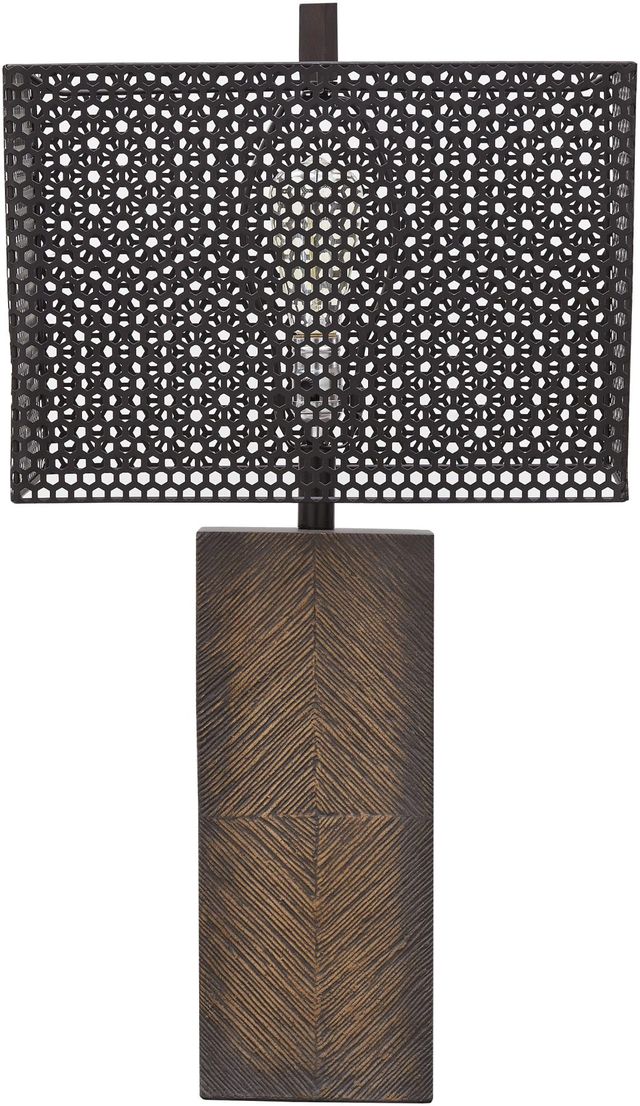 Signature Design by Ashley® Briek Brown Paper Table Lamp-0