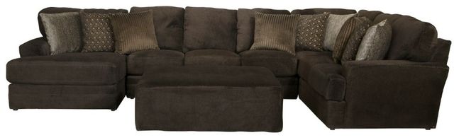 Jackson Furniture Mammoth 4-Piece Chocolate Left Side Facing U-Shape Chaise Sectional-3