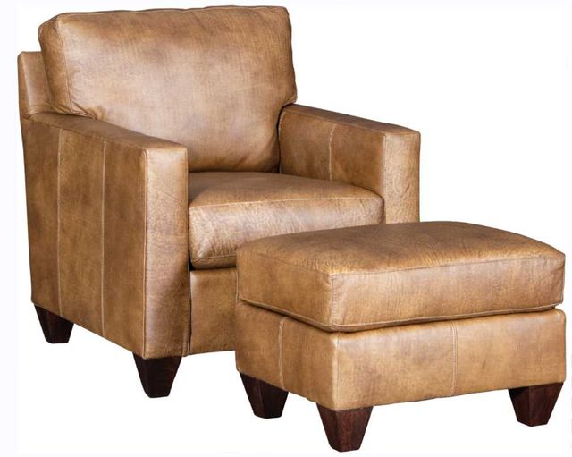 Mayo Customizable 3488L Leather Ottoman-1