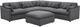 Coaster® Hobson 6-Piece Charcoal Modular Sectional-0