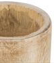 A & B Home Beige Wood Pot-1
