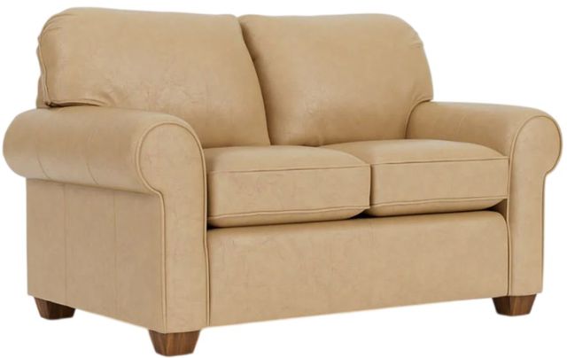 Flexsteel® Customizable Thornton Leather Loveseat-1