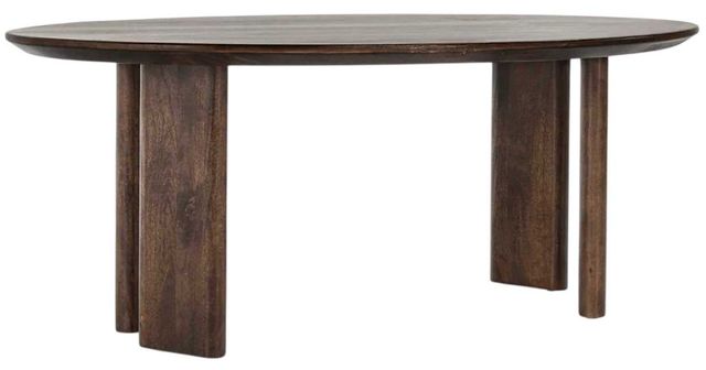 Classic Home Norwood Bark Brown 78'' Dining Table-0