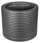 A & B Home Black 19" Ridged Round Cement Planter-0