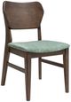 Intercon West End Saddle/Sage Green Curved Panel Side Chair-0